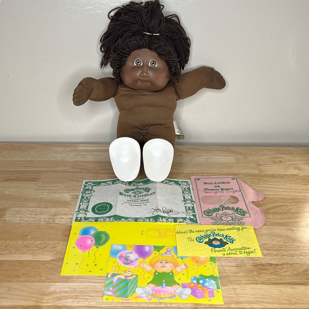 Original authentic Black Cabbage Patch Kid 1982 birth certificate